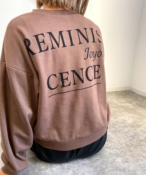 MLI'A（エムリア）の「Backロゴスウェット（Tシャツ/カットソー・レディース・ブラック/グレー/アイボリー/モカ・M）」の10枚目の写真