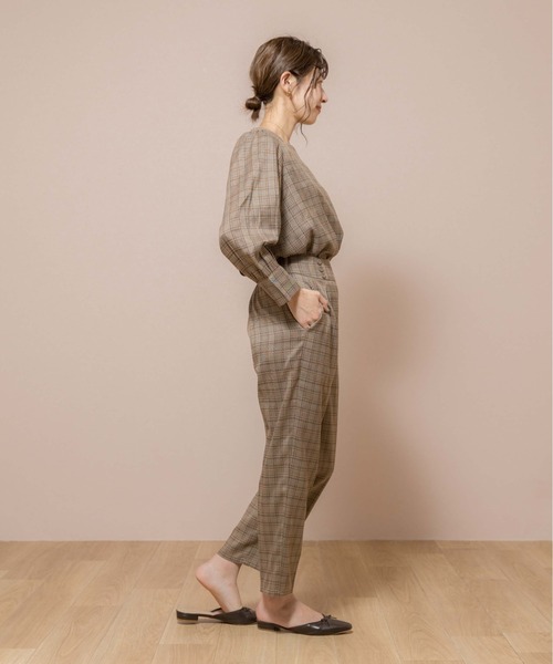 flower（フラワー）の「スウィーティテーパードパンツ（その他パンツ・レディース・ベージュ/ブラウン/グレー・FREE）」の22枚目の写真