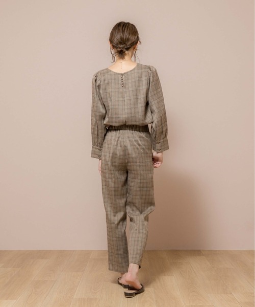 flower（フラワー）の「スウィーティテーパードパンツ（その他パンツ・レディース・ベージュ/ブラウン/グレー・FREE）」の7枚目の写真