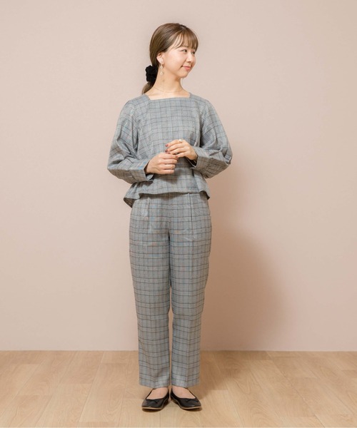 flower（フラワー）の「スウィーティテーパードパンツ（その他パンツ・レディース・ベージュ/ブラウン/グレー・FREE）」の12枚目の写真