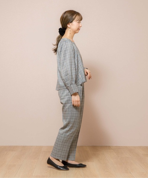 flower（フラワー）の「スウィーティテーパードパンツ（その他パンツ・レディース・ベージュ/ブラウン/グレー・FREE）」の10枚目の写真