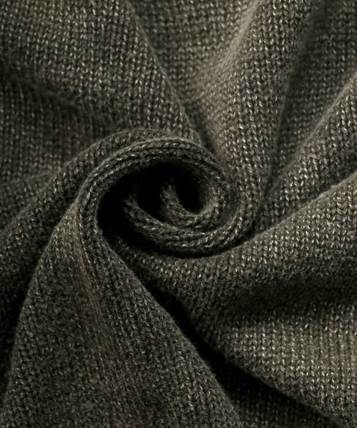 SITRY(シトリー)の「wide silhouette 2way damage knit cardigan/ワイドシルエット クルーネック 2way ダメージニット ルーズカーディガン/カーデ(カーディガン/ボレロ・メンズ・カーキ/モカ/アイボリー/ブラック・M/L)」の14枚目の写真