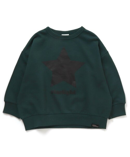 BREEZE（ブリーズ）の「WEB限定 プリントバリエトレーナー（スウェット・キッズ・アイボリー/パープル/グリーン/ダークブルー/ブラック/チャコール/ベージュ/マスタード/ブラウン/ブルー・150/130/140/110/120/100/90）」の6枚目の写真