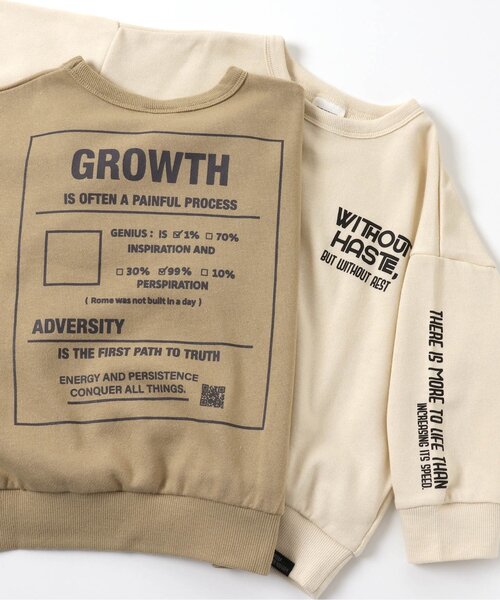 BREEZE（ブリーズ）の「WEB限定 プリントバリエトレーナー（スウェット・キッズ・アイボリー/パープル/グリーン/ダークブルー/ブラック/チャコール/ベージュ/マスタード/ブラウン/ブルー・150/130/140/110/120/100/90）」の19枚目の写真