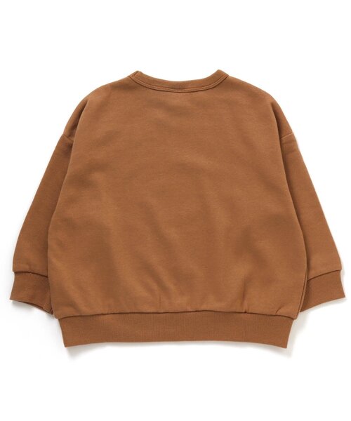 BREEZE（ブリーズ）の「WEB限定 プリントバリエトレーナー（スウェット・キッズ・アイボリー/パープル/グリーン/ダークブルー/ブラック/チャコール/ベージュ/マスタード/ブラウン/ブルー・150/130/140/110/120/100/90）」の16枚目の写真