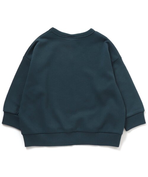 BREEZE（ブリーズ）の「WEB限定 プリントバリエトレーナー（スウェット・キッズ・アイボリー/パープル/グリーン/ダークブルー/ブラック/チャコール/ベージュ/マスタード/ブラウン/ブルー・150/130/140/110/120/100/90）」の14枚目の写真