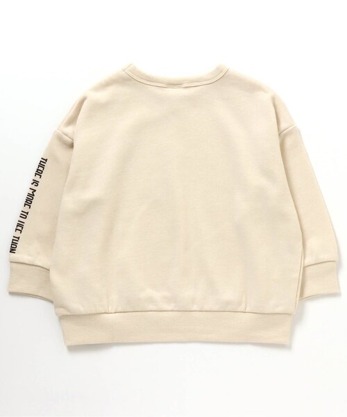 BREEZE（ブリーズ）の「WEB限定 プリントバリエトレーナー（スウェット・キッズ・アイボリー/パープル/グリーン/ダークブルー/ブラック/チャコール/ベージュ/マスタード/ブラウン/ブルー・150/130/140/110/120/100/90）」の12枚目の写真