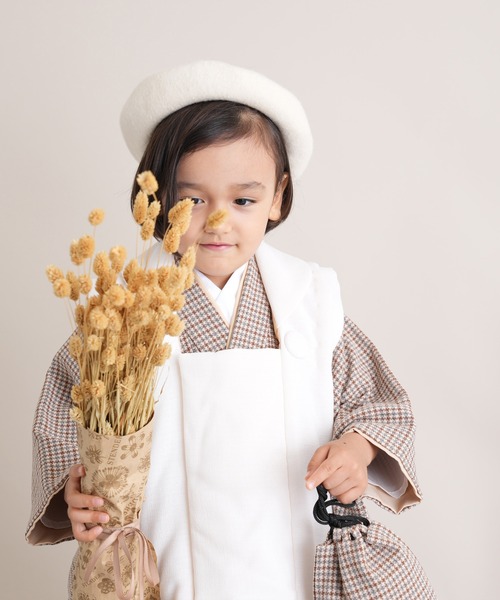 七五三男の子3歳用被布コート9点セット utatane