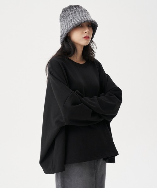 FEKETE(フェケテ)の「FEKETE OVERSIZED MTM(スウェット・メンズ・ブラック/グレー・FREE)」の10枚目の写真