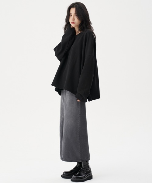 FEKETE(フェケテ)の「FEKETE OVERSIZED MTM(スウェット・メンズ・ブラック/グレー・FREE)」の20枚目の写真