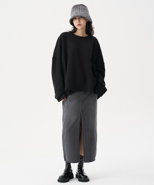 FEKETE(フェケテ)の「FEKETE OVERSIZED MTM(スウェット・メンズ・ブラック/グレー・FREE)」の12枚目の写真