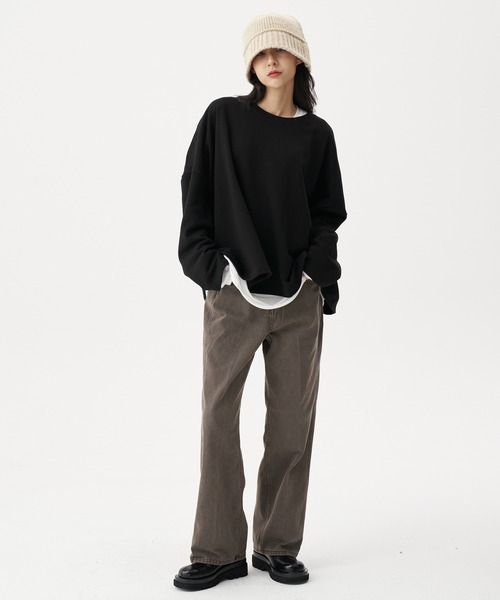 FEKETE(フェケテ)の「FEKETE OVERSIZED MTM(スウェット・メンズ・ブラック/グレー・FREE)」の18枚目の写真