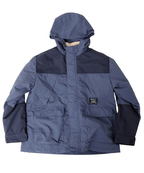 GLAZOS（グラソス）の「撥水加工・３way切り替えデザインジャケット（ブルゾン・キッズ・ブラック/カーキ/ブルー/マスタード・130cm/140cm/150cm/160cm/170cm）」の19枚目の写真