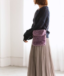 Samantha Thavasa | エコファー ショルダーバッグ 小サイズ(ショルダーバッグ)