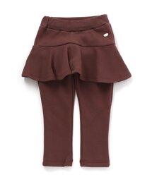 吸汗速乾裏シャギーフリルパンツ 10分丈