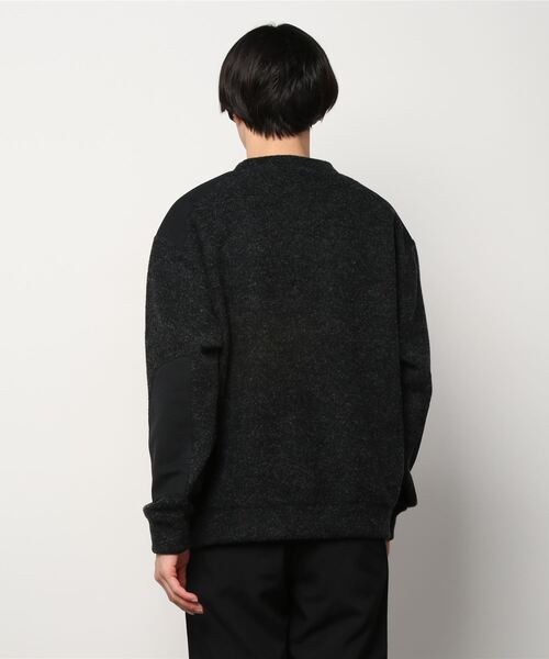SLICK（スリック）の「ジャッカルパイルミリタリーニット（Tシャツ/カットソー・メンズ・アイボリー/チャコールグレー・1/2）」の17枚目の写真