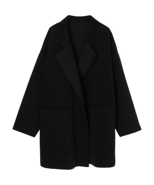 DURAS（デュラス）の「オーバーチェスターコート（チェスターコート・レディース・ブラック/ベージュ/グリーン/アイボリー・FREE）」の3枚目の写真