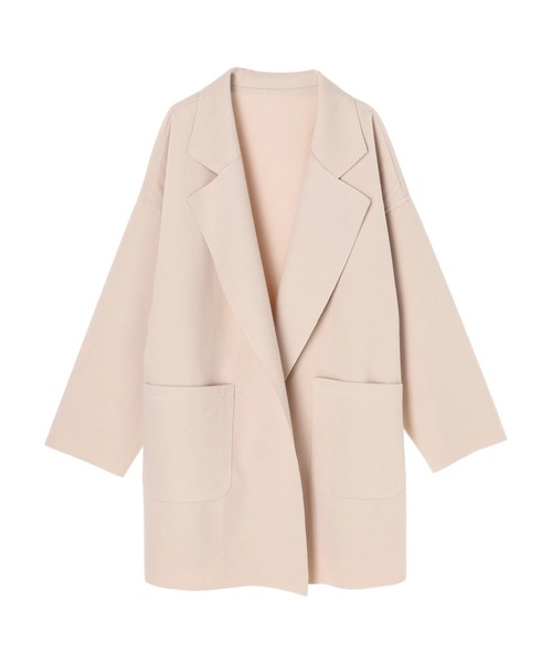 DURAS（デュラス）の「オーバーチェスターコート（チェスターコート・レディース・ブラック/ベージュ/グリーン/アイボリー・FREE）」の6枚目の写真