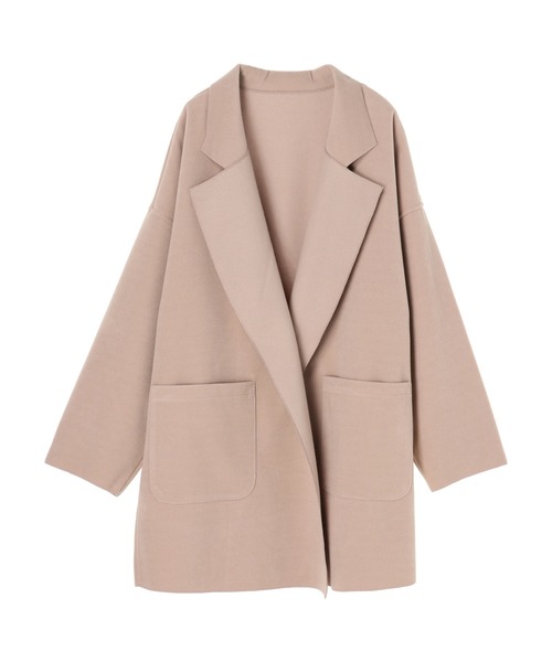 DURAS（デュラス）の「オーバーチェスターコート（チェスターコート・レディース・ブラック/ベージュ/グリーン/アイボリー・FREE）」の7枚目の写真