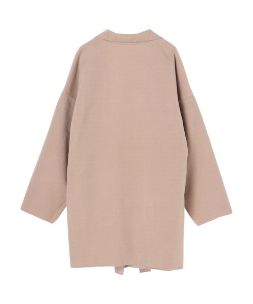 DURAS（デュラス）の「オーバーチェスターコート（チェスターコート・レディース・ブラック/ベージュ/グリーン/アイボリー・FREE）」の8枚目の写真