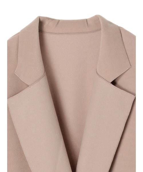 DURAS（デュラス）の「オーバーチェスターコート（チェスターコート・レディース・ブラック/ベージュ/グリーン/アイボリー・FREE）」の9枚目の写真