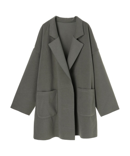 DURAS（デュラス）の「オーバーチェスターコート（チェスターコート・レディース・ブラック/ベージュ/グリーン/アイボリー・FREE）」の19枚目の写真