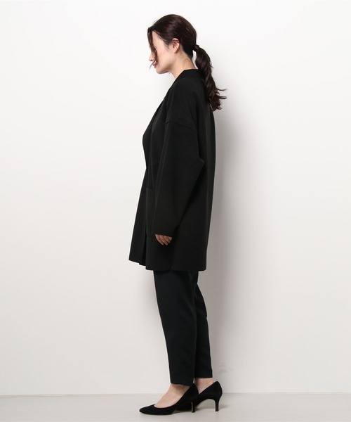 DURAS（デュラス）の「オーバーチェスターコート（チェスターコート・レディース・ブラック/ベージュ/グリーン/アイボリー・FREE）」の22枚目の写真