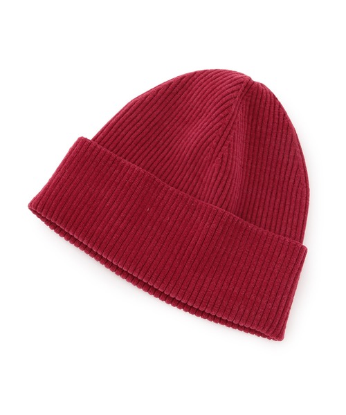 SALON adam et rope'（サロン アダム エ ロペ）の「【極上の肌ざわり】ニットキャップ -CreamyCotton /クリーミーコットン-（ニットキャップ/ビーニー・レディース・オフホワイト/チャコールグレー/パープル/マスタード・FREE）」の14枚目の写真