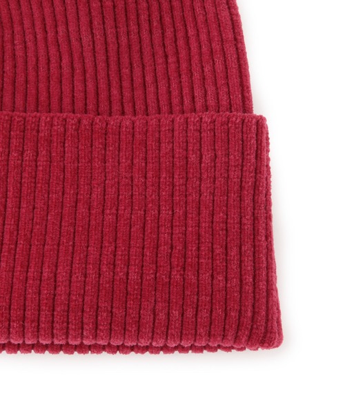 SALON adam et rope'（サロン アダム エ ロペ）の「【極上の肌ざわり】ニットキャップ -CreamyCotton /クリーミーコットン-（ニットキャップ/ビーニー・レディース・オフホワイト/チャコールグレー/パープル/マスタード・FREE）」の12枚目の写真