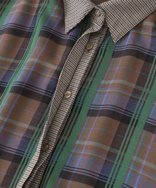 KBF(ケイビーエフ)の「チェックWIDEワンピース(ワンピース・レディース・グレー系その他/ブラウン系その他・ONE)」の18枚目の写真