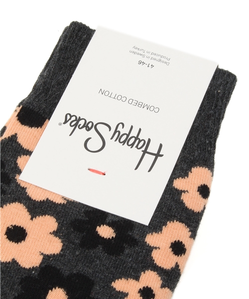 ESTNATION(エストネーション)の「Happy Socks ソックス(ソックス/靴下・メンズ・グレー/レッド・FREE)」の3枚目の写真