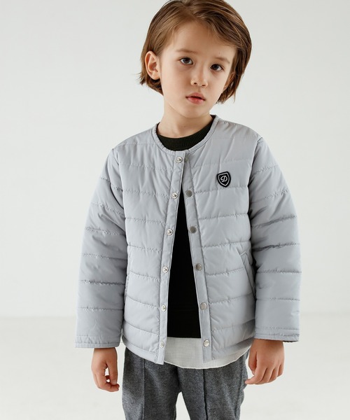 D.fesense（ディーフェセンス）の「キルトジャケット（ダウンジャケット/コート・キッズ・カーキ・110cm）」の2枚目の写真