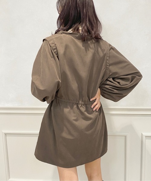 apres jour（アプレジュール）の「タック＆スリーブシャツ【ZOZOTOWN限定アイテム】（シャツ/ブラウス・レディース・ダークブラウン/ベージュ/アイボリー/ブラウン系その他・X-LARGE/フリー）」の10枚目の写真