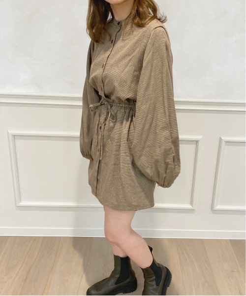 apres jour（アプレジュール）の「タック＆スリーブシャツ【ZOZOTOWN限定アイテム】（シャツ/ブラウス・レディース・ダークブラウン/ベージュ/アイボリー/ブラウン系その他・X-LARGE/フリー）」の18枚目の写真