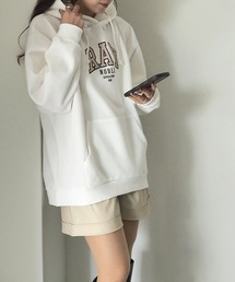 Riberry | アソートプリント裏起毛プルパーカー(パーカー)