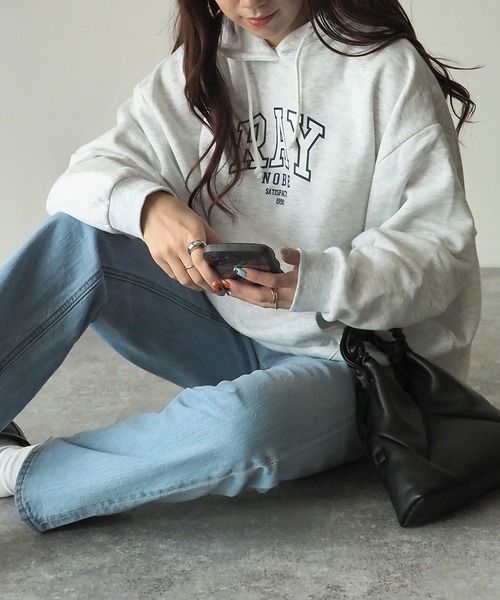 Riberry（リベリー）の「アソートプリント裏起毛プルパーカー（パーカー・レディース・A/B/C/D/E/F・FREE）」の2枚目の写真