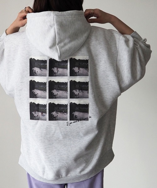 Riberry（リベリー）の「アソートプリント裏起毛プルパーカー（パーカー・レディース・A/B/C/D/E/F・FREE）」の5枚目の写真