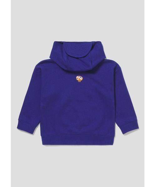 Design Tshirts Store graniph(デザイン ティーシャツ ストア グラニフ)の「ウーズマ・カッパ エンブロイダリー(モンスターズ)|キッズパーカー(パーカー・キッズ・ブルー・100/110/120/130/140)」の5枚目の写真