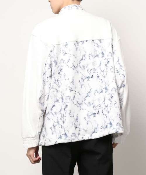 DANKE SCHON(ダンケシェーン)の「DankeSchon/ダンケシェーン/マーブルプルオーバーフリース(スウェット・メンズ・ブラック/ホワイト・MEDIUM/LARGE)」の3枚目の写真