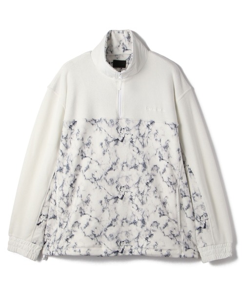 DANKE SCHON(ダンケシェーン)の「DankeSchon/ダンケシェーン/マーブルプルオーバーフリース(スウェット・メンズ・ブラック/ホワイト・MEDIUM/LARGE)」の5枚目の写真