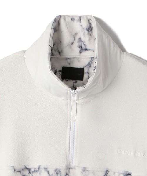 DANKE SCHON(ダンケシェーン)の「DankeSchon/ダンケシェーン/マーブルプルオーバーフリース(スウェット・メンズ・ブラック/ホワイト・MEDIUM/LARGE)」の8枚目の写真