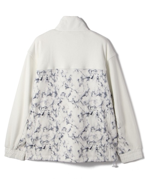 DANKE SCHON(ダンケシェーン)の「DankeSchon/ダンケシェーン/マーブルプルオーバーフリース(スウェット・メンズ・ブラック/ホワイト・MEDIUM/LARGE)」の6枚目の写真