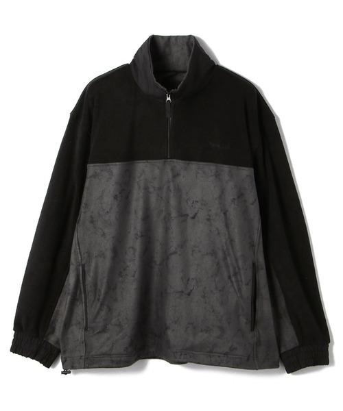 DANKE SCHON(ダンケシェーン)の「DankeSchon/ダンケシェーン/マーブルプルオーバーフリース(スウェット・メンズ・ブラック/ホワイト・MEDIUM/LARGE)」の7枚目の写真