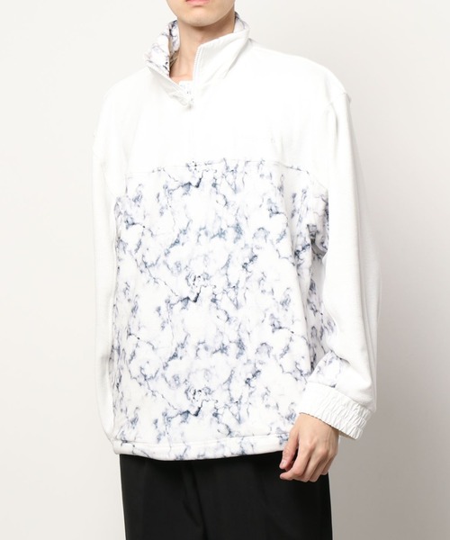 DANKE SCHON(ダンケシェーン)の「DankeSchon/ダンケシェーン/マーブルプルオーバーフリース(スウェット・メンズ・ブラック/ホワイト・MEDIUM/LARGE)」の15枚目の写真