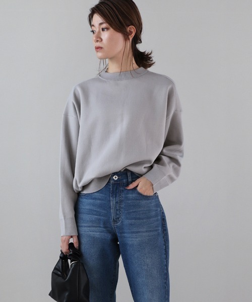 Bou Jeloud（ブージュルード）の「【WEB限定】前後2WAYスウェットライクショートカーディガン（カーディガン/ボレロ・レディース・ライトグレー/レッド/イエロー/ブルー/ライトグリーン・FREE）」の18枚目の写真