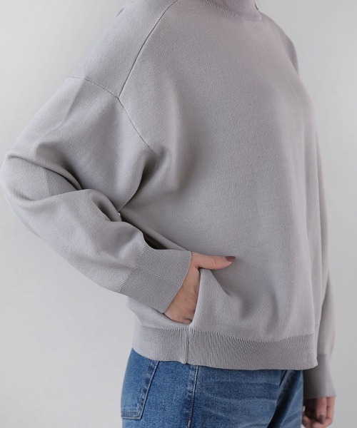 Bou Jeloud（ブージュルード）の「【WEB限定】前後2WAYスウェットライクショートカーディガン（カーディガン/ボレロ・レディース・ライトグレー/レッド/イエロー/ブルー/ライトグリーン・FREE）」の20枚目の写真