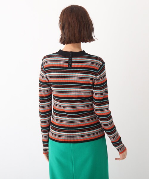 AG by aquagirl(エージーバイアクアガール)の「◆DERBY リブクルーネックニット【WEB限定サイズ】(ニット/セーター・レディース・ブラック/レモンイエロー/ホワイト系その他3/オレンジ系その他4/ホワイト系・38/40/36)」の8枚目の写真