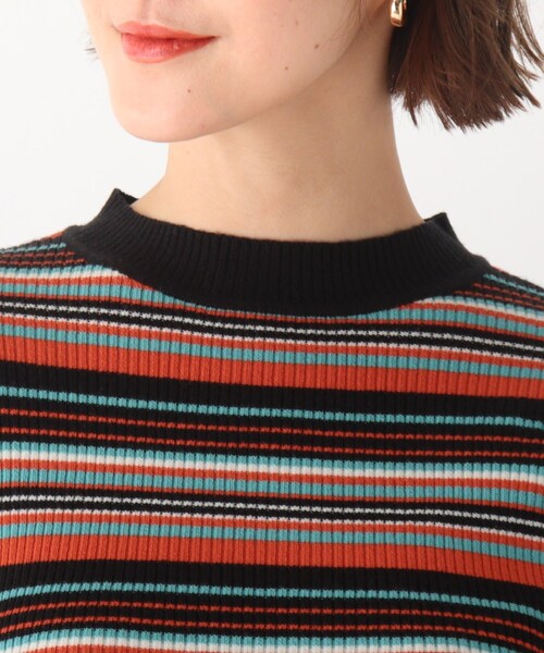 AG by aquagirl(エージーバイアクアガール)の「◆DERBY リブクルーネックニット【WEB限定サイズ】(ニット/セーター・レディース・ブラック/レモンイエロー/ホワイト系その他3/オレンジ系その他4/ホワイト系・38/40/36)」の9枚目の写真