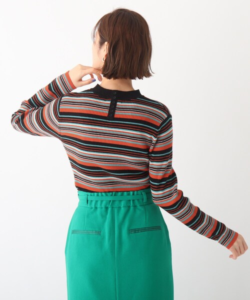 AG by aquagirl(エージーバイアクアガール)の「◆DERBY リブクルーネックニット【WEB限定サイズ】(ニット/セーター・レディース・ブラック/レモンイエロー/ホワイト系その他3/オレンジ系その他4/ホワイト系・38/40/36)」の17枚目の写真