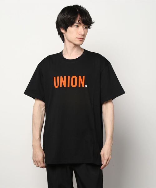 UNION（ユニオン）の「【UNION/ユニオン】SHORT SLEEVE TEE　ロゴTシャツ　ユニセックス（Tシャツ/カットソー・メンズ・ホワイト/ブラック・SMALL/MEDIUM/LARGE/X-LARGE）」の4枚目の写真